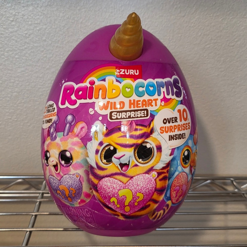 Zuru Rainbocorns Wild Heart Surprise Series 3 Egg Mystery Plush Toy 10 surprises